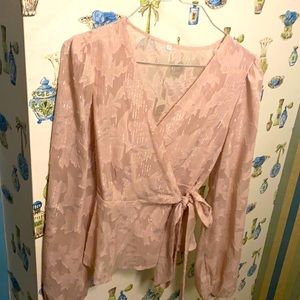 Blusa de vestir color Rosa Palo